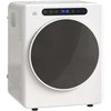 HOMCOM būgninė džiovyklė, 6 programos, 40-60℃, 4kg talpa, kompaktiška, jutiklinis valdymas, balta