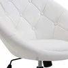 Homcom Eko odos darbo kėdė, reguliuojamo aukščio 56x71x78-90cm (balta)