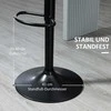 Homcom Eko odos reguliuojamo aukščio baro kėdė 2 vnt. 48,5x55,5x90-110 m