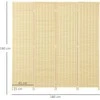 HOMCOM Ekranas 4 dalių 180 x 180 cm kambario pertvaros pertvara iš bambuko, sulankstomas privatumo ekranas pertvara kambario pertvara gyvenamajam kambariui gamta