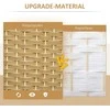 HOMCOM Ekranas 6 dalių 240 x 170 cm kambario pertvaros pertvara, pagaminta iš bambuko, sulankstoma pertvara kambario pertvara privatumo ekranas gyvenamajam kambariui gamtoje