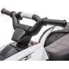 Homcom Elektrinis keturratis 12V vaikiškas keturratis su USB jungtimi, vaikiškas motociklas su MP3 muzikos grotuvu, priekiniais žibintais, skirtas 3-5 metų vaikams, 1,5-3 km/val