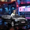 HOMCOM vaikiškas elektromobilis su nuotolinio valdymo pulteliu, saugos diržu, muzikos grotuvu (MP3/USB/TF), 3–5 metų vaikams