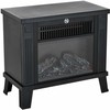 Homcom Elektrinis židinys 600/1200W, juoda, 34x17x31 cm