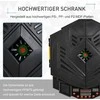Homcom Elektroninė smiginio lenta Smiginio lenta su durelėmis ir 4 LED 216 žaidimų 12 strėlių iki 8 žaidėjų ABS + PP 49 x 54,6 x 5,5 cm