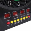 Homcom Elektroninė smiginio lenta, Smiginis su 6 strėlytėmis 24 strėlių galvutėmis 27 žaidimai 44 x 51,5 x 3,2 cm