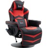 Homcom Ergonomiška gulima gaming kėdė su puodelio laikikliu