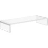 Homcom Ergonomiškas akrilo monitoriaus stovas nešiojamajam kompiuteriui 53x19x9cm