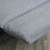 Homcom Fotelis reglaineris su atlošimo funkcija - Pilka 90 x 96 x 98 cm
