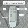 Homcom Fotelis su atlošimo funkcija su nuotolinio valdymo pulteliu, aksomo išvaizdos, pilkos spalvos 92 x 93 x 105 cm