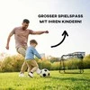 HOMCOM Futbolo atmušimo įrenginys "Kickback Goal Rebound wall Net" dvipusis atmušimo įrenginys Reguliuojamas 5 lygiais, skirtas futbolo treniruotėms Plieninė juoda 100 x 95 x 90 cm
