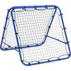 Homcom Futbolo atmušimo įrenginys "Kickback Goal Rebound wall Net" dvipusis atmušimo tinklas, Reguliuojamas 5 lygiais - mėlyna 100 x 95 x 90 cm