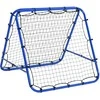 Homcom Futbolo atmušimo įrenginys "Kickback Goal Rebound wall Net" dvipusis atmušimo tinklas, Reguliuojamas 5 lygiais - mėlyna 100 x 95 x 90 cm