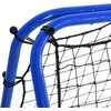 Homcom Futbolo atmušimo įrenginys "Kickback Goal Rebound wall Net" dvipusis atmušimo tinklas, Reguliuojamas 5 lygiais - mėlyna 100 x 95 x 90 cm