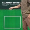 HOMCOM futbolo atšokimo sienelė, sulankstomi futbolo vartai, atšokimo tinklelis su 4 reguliuojamais kampais, 123 x 73 x 178,5 cm, juoda