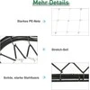 HOMCOM Futbolo Rebounder sulankstomas atmušimo tikslas atšokti sieną 5 žingsniai beisbolas krepšinis metalas juoda 78x84x65-78cm