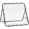 HOMCOM futbolo vartų atmušimo tinklas, pagamintas iš metalinio vamzdžio ir PE, 96x80x96 cm, juodas