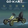 Homcom Go Kart Pedalinis kartingas su rankiniu stabdžiu
