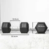 HOMCOM Hanteliai su rifliuota rankena, iš ketaus, 2 x 12,5kg, skirti namams, sporto salei, jėgos treniruotėms