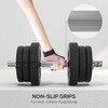HOMCOM Hantelių rinkinys 25KG Hantelių rinkinys su svoriais namams, biurui, sporto salei Plienas, dirbtinė oda Juoda Jėgos treniruotės