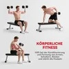 HOMCOM hanteliai su rantytomis rankenomis, ketaus hanteliai, 2 x 20 kg namams, sporto salei, jėgos treniruotėms