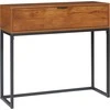 Homcom Industrinio stiliaus konsolė su stalčiumi 80 x 30 x 76 cm