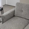 HOMCOM kampinė sofa, L-formos sofa su perstatomu šezlongu, 186 x 130 x 84 cm, ruda