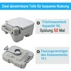 HOMCOM Kempingo tualetas Sulankstomas kelioninis tualetas maks. keliamoji galia iki 200 kg 10L Sulankstomas tualetas Sausas atskyrimo tualetas kempingui, žygiams, kelionėms, žvejybai Pilka spalva