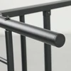 HOMCOM Lovos rėmas čiužiniui 200 x 90 cm, sulankstomas lovos rėmas, 82,5 cm aukščio metalinė lova, metalinis lovos rėmas, pagamintas iš metalo, skirtas miegamajam, svečių kambariui, juodas