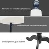 HOMCOM manekeno liemuo, siuvimo manekenas, vitrininis manekenas, putplastis, medis, metalas, baltas
