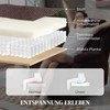 HOMCOM Masažinis fotelis, 8 vibracijos taškai, 5 režimai, juosmens šildymas, reguliuojamas, sukamasis, minkštas fotelis, rudas