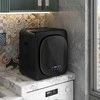 HOMCOM Mini Džiovintuvas su 6 programomis, LED jutiklinis ekranas, 4kg, iki 60 ℃, 800W, laisvai pastatomas, tvirtinamas prie sienos, ventiliuojamas, su apsauga nuo perkaitimo, ventiliuojamas drabužių džiovintuvas, juodas
