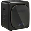 HOMCOM mini drabužių džiovyklė su 6 programomis, LED jutikliniu ekranu, 4kg talpa, iki 60 ℃, 800 W, laisvai pastatoma, montuojama ant sienos, ištraukiamoji džiovyklė su apsauga nuo perkaitimo, drabužių džiovyklė, juoda