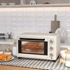 Gruzdintuvė HOMCOM Mini orkaitė 21L Picų kepimo krosnelė Mini orkaitė Kepimo skardos kepimo padėklas Drobulių kepimo padėklas 1400W Stalinė orkaitė 1h Laikmatis 100-230°C Metalinis kremas