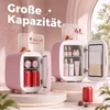 HOMCOM Mini šaldytuvas grožio šaldytuvas, 4 L talpa, 20,3 x 26,3 x 28 cm, rožinis