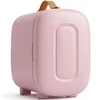 HOMCOM Mini šaldytuvas grožio šaldytuvas, 4 L talpa, 20,3 x 26,3 x 28 cm, rožinis