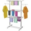 Homcom Mobili drabužių džiovyklė 3 lygių sulankstoma 80-142 x 55 x 152 cm