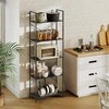 HOMCOM Pastatoma lentyna su 5 lentynomis, pramoninio stiliaus biuro lentyna su metaliniu rėmu, atvirų laikymo lentyna svetainei, biurui, darbo kambariui, 60x30x170,5 cm, juoda