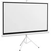 HOMCOM projektoriaus ekranas su stovu 186 x 105 cm 84 colių 16:9 HD 4K ritininis ekranas