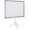 HOMCOM projektoriaus ekranas su stovu, 4:3 projekcijos plotas, 84 colių sulankstomas ekranas 171 x 131 cm, reguliuojamo aukščio ekranas namams, mokyklai, susitikimams