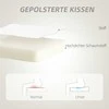 HOMCOM Rašomojo stalo kėdė Biuro kėdė Pasukama namų biuro kėdė su širdelės formos atlošu, be porankio Reguliuojamo aukščio pliušinė meškiuko tualetinė kėdė, balta