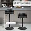 Homcom Reguliuojamo aukščio 2 baro kėdžių komplektas 48 x 49,5 x 76-96 cm