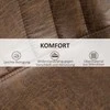 Homcom Reguliuojamo aukščio baro kėdė 2 vnt., su kojų atramomis - ruda 43 x 46,5 x 89-110 cm