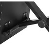 HOMCOM pianino kėdė, pianino suoliukas, reguliuojamo aukščio, sulankstomas, metalas, dirbtinė oda, porolonas, juoda, 39 x 29 x 37-47 cm