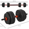 "HOMCOM" reguliuojamų hantelių rinkinys 25 kg