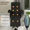 "HOMCOM Relax" fotelis su pakoja, sukamasis masažinis fotelis su atlošimo funkcija, 8 taškų vibracinis masažas, elektrinis TV fotelis su nuotolinio valdymo pulteliu, lininės išvaizdos, plienas, juodas