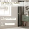 HOMCOM Screen 4 dalių 180 x 180 cm kambario pertvara iš bambuko, sulankstomas privatumo ekranas, kambario pertvara, pertvara gyvenamajam kambariui, rudos spalvos