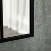 HOMCOM Sieninis veidrodis Langų veidrodis 70 x 50 cm Dekoratyvinis veidrodis su metaliniu rėmu Kabantis veidrodis svetainei, miegamajam, juodas |
