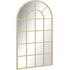 Homcom Sieninis veidrodis spintos veidrodis 110 x 62 cm aukso spalvos
