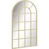 Homcom Sieninis veidrodis spintos veidrodis 110 x 62 cm aukso spalvos